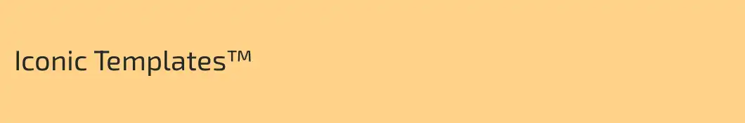 Iconic Templates™